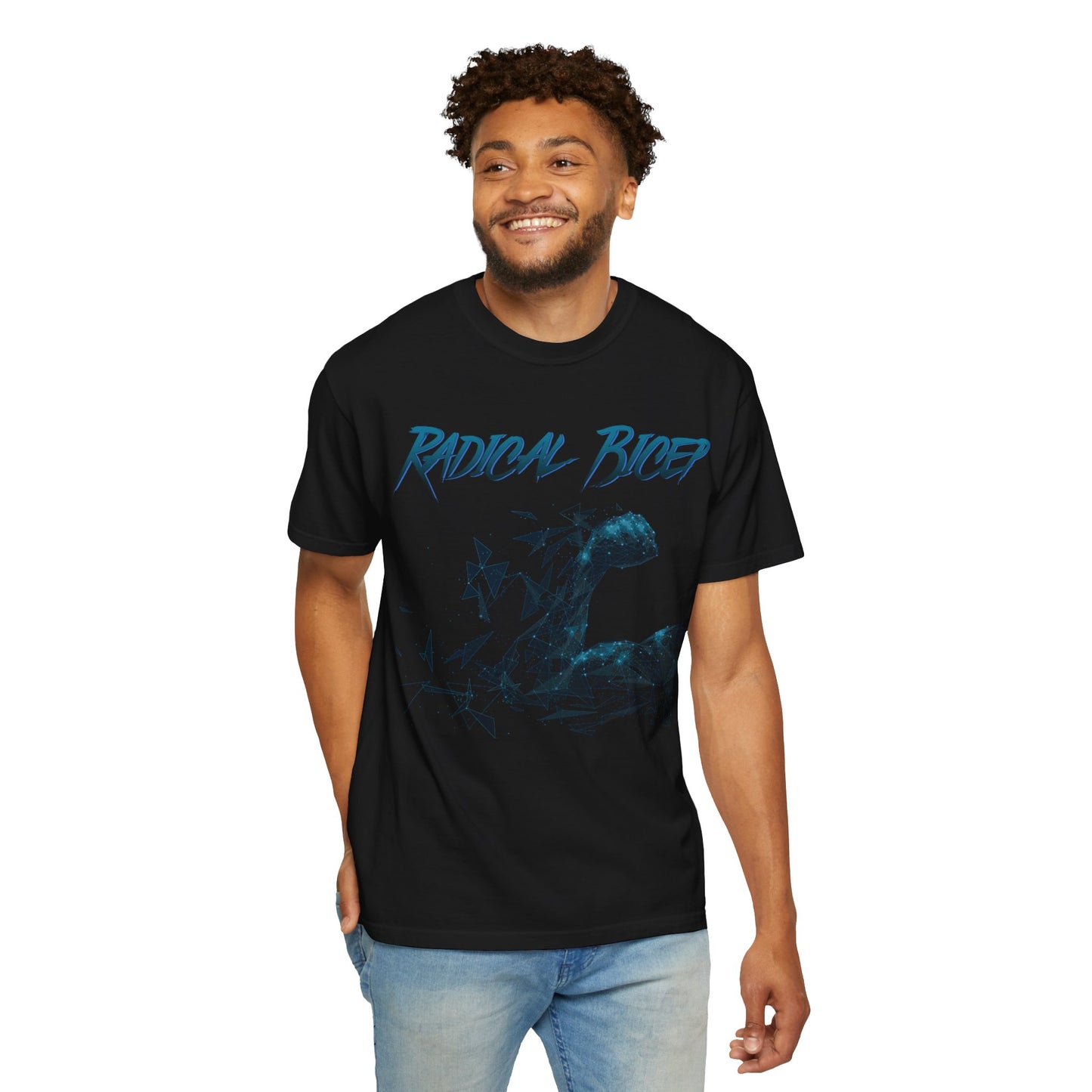Radical Bicep-Exists Returns Black T-Shirt